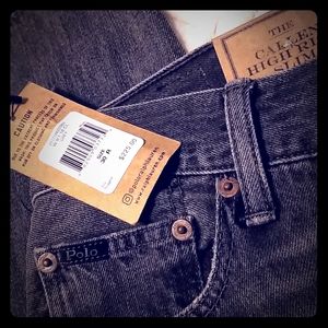 Ralph Lauren Callen high rise slim jeans.